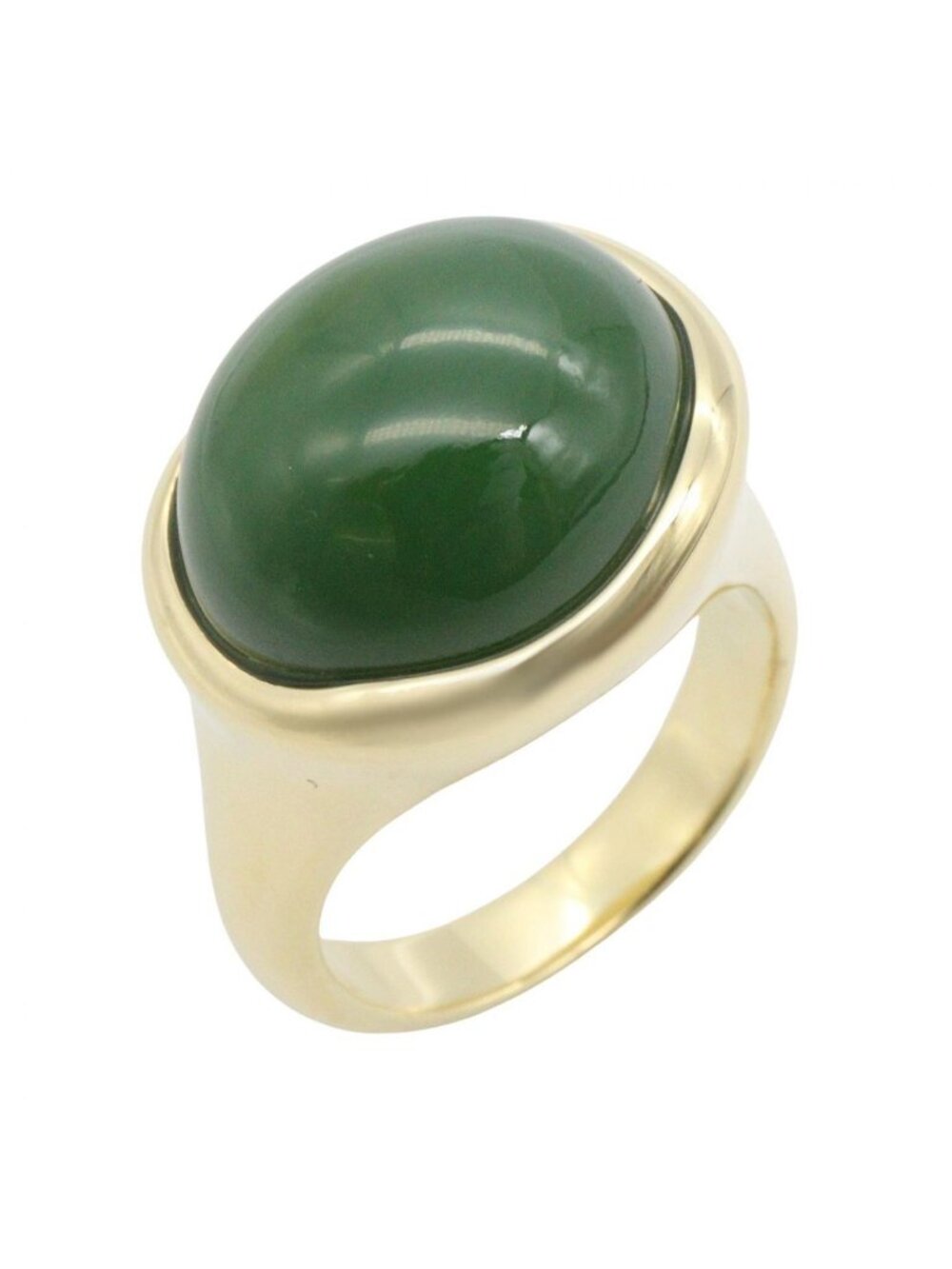 Tiffany & Co Ring Elsa Peretti Nephrite 18k